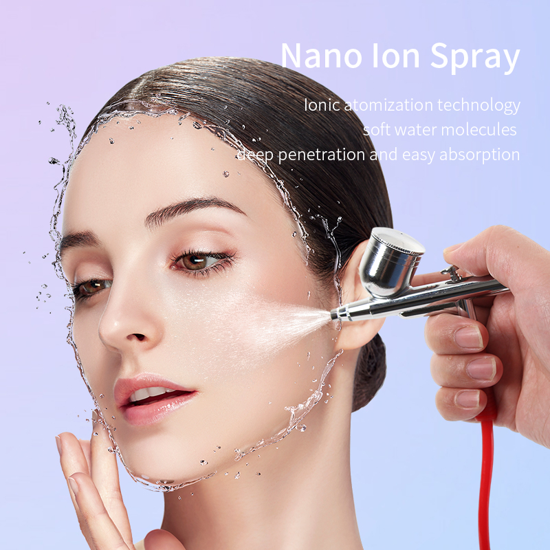 Beauty Star Diamond Microdermabrasion Machine with Spray Gun, Professional Home Use Facial Beauty Salon Equipment Strong Suction Power 65-68cmhg