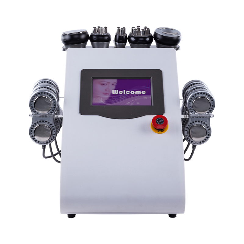 6 in 1 Portable Slimming RF Ultrasonic Vacuum RF Suction Body Cavitation Ultrasonic Cavitation Machine for Salon