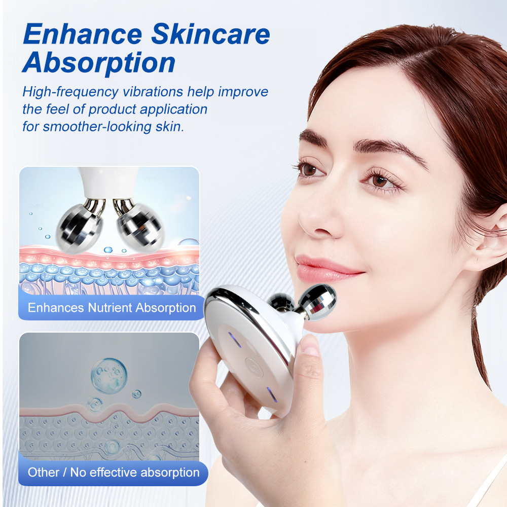 Microcurrent Facial & Body Sculpting Device with Dual Rollers