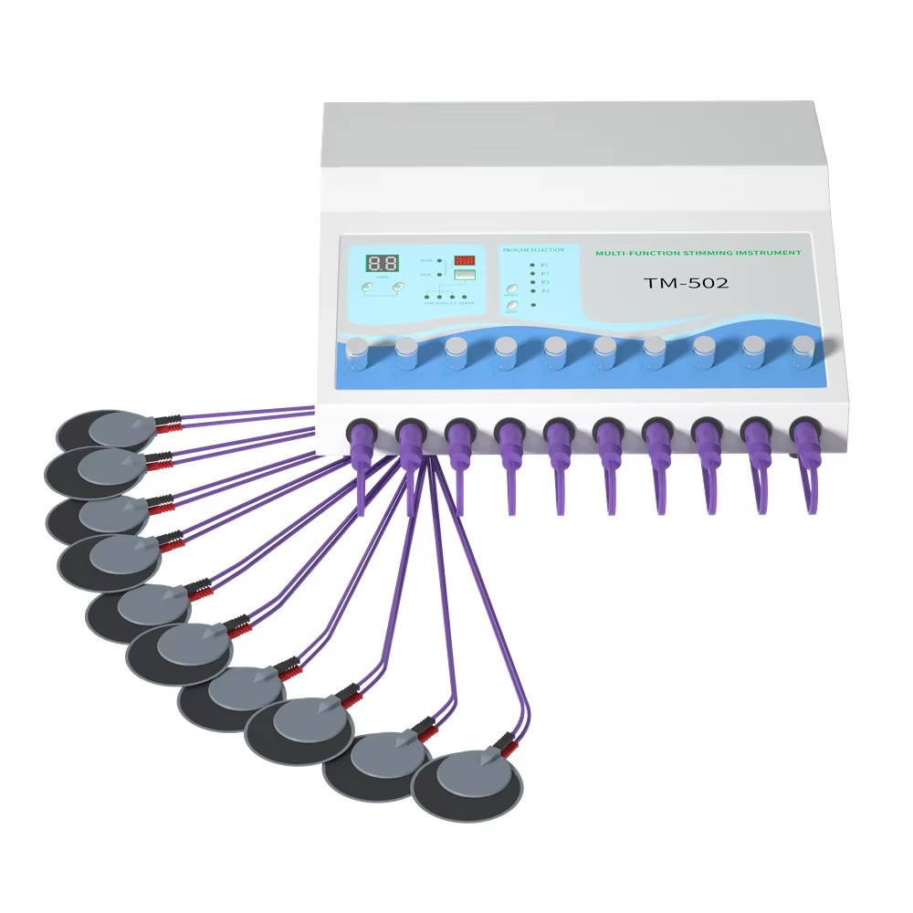 TM-502 EMS TENS Body Massage Machine for Home Use Skin Tightening Facial Lifting Legs Breast Hands Therapy Device