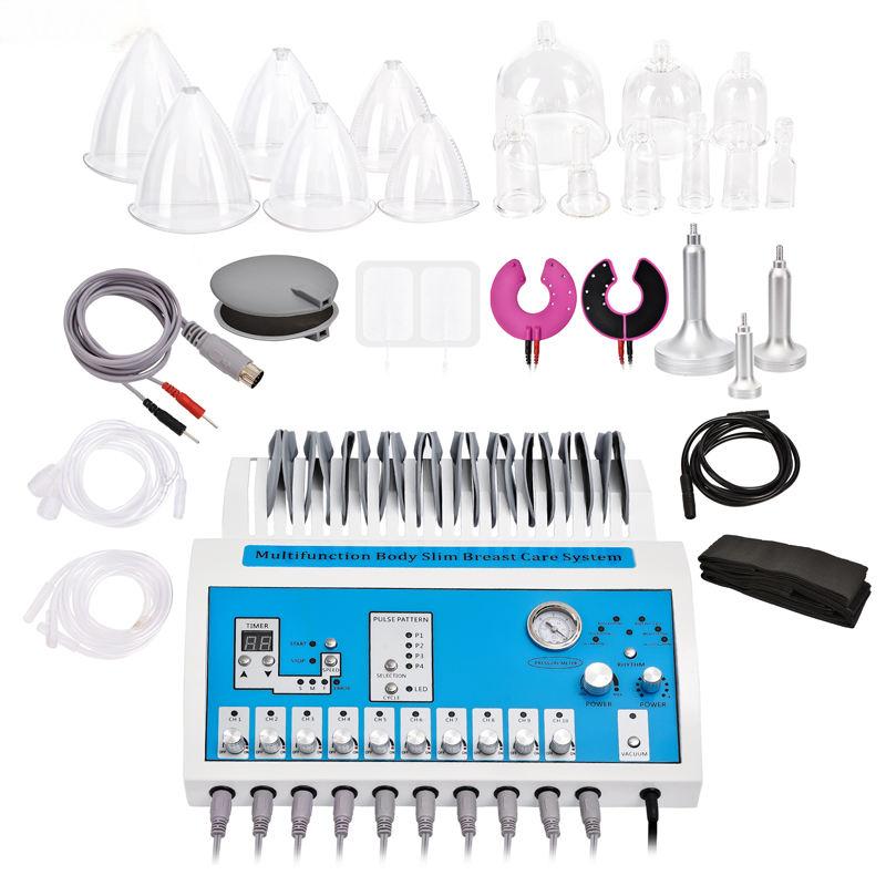 Hot Electro Muscle Stimulator Body Slimming Electrostimulation Cupping Therapy Vacuum Breast Lifting Postpartum Repair Machine
