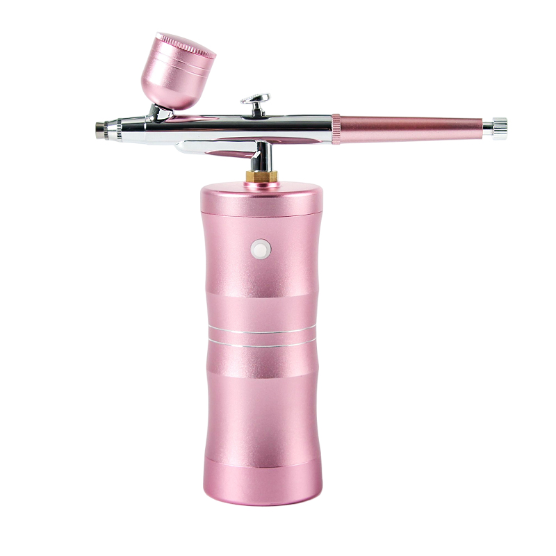 Mini Air Compressor Kit with Airbrush Aerographe for Cake Decorating ABS Piston Paint Spray Machine for DIY Art Projects