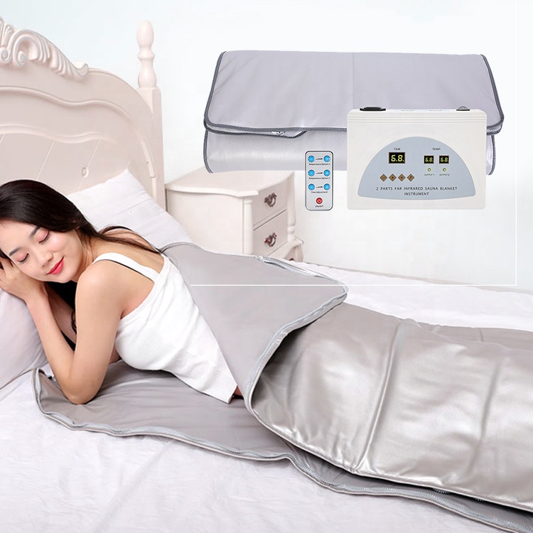 Sauna Blanket Far-Infrared Body Shaping Sauna Blanket Health Wicking and Dehumidification Sweat Steaming Blanket Detox Therapy
