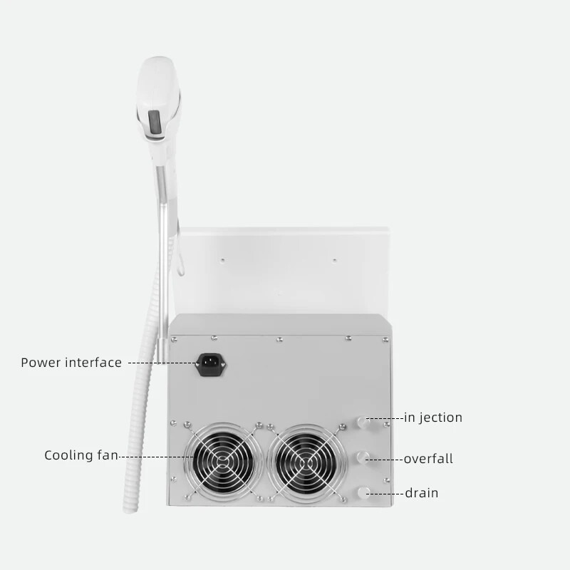 Ice Titanium 755 808 1064nm Permanent Painless Diode Laser hair removal Machine