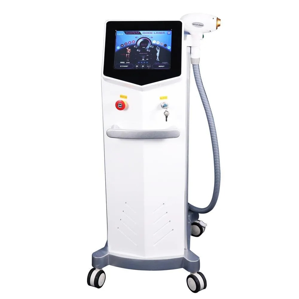 Advanced Laser Hair Removal Machines - Multi-Wavelength 808nm Diode System for Permanent Hair Reduction and Skin Rejuvenation