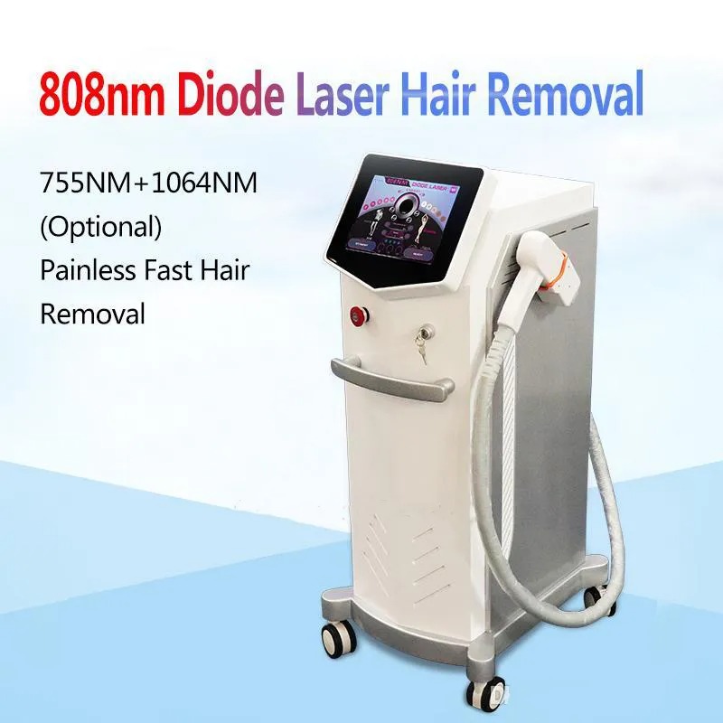 Advanced Laser Hair Removal Machines - Multi-Wavelength 808nm Diode System for Permanent Hair Reduction and Skin Rejuvenation