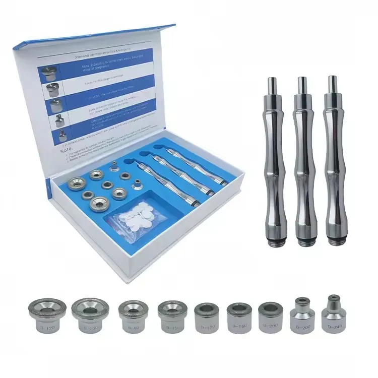Professional Diamond Microdermabrasion Wands & Tips Kit