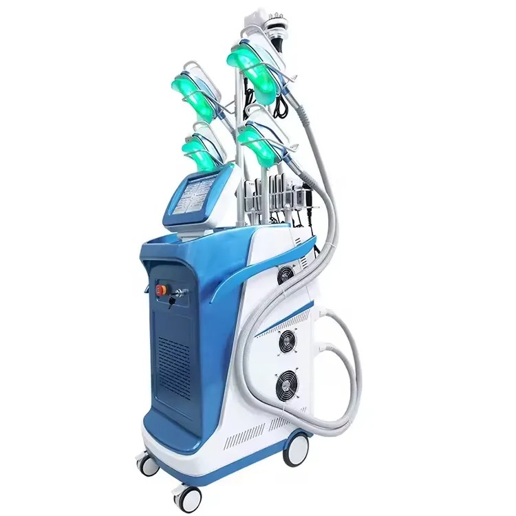 360° Cryolipolysis Slimming Machine with Vacuum & RF 4 handle Cryo cavittaion RF&Lipolaser-2