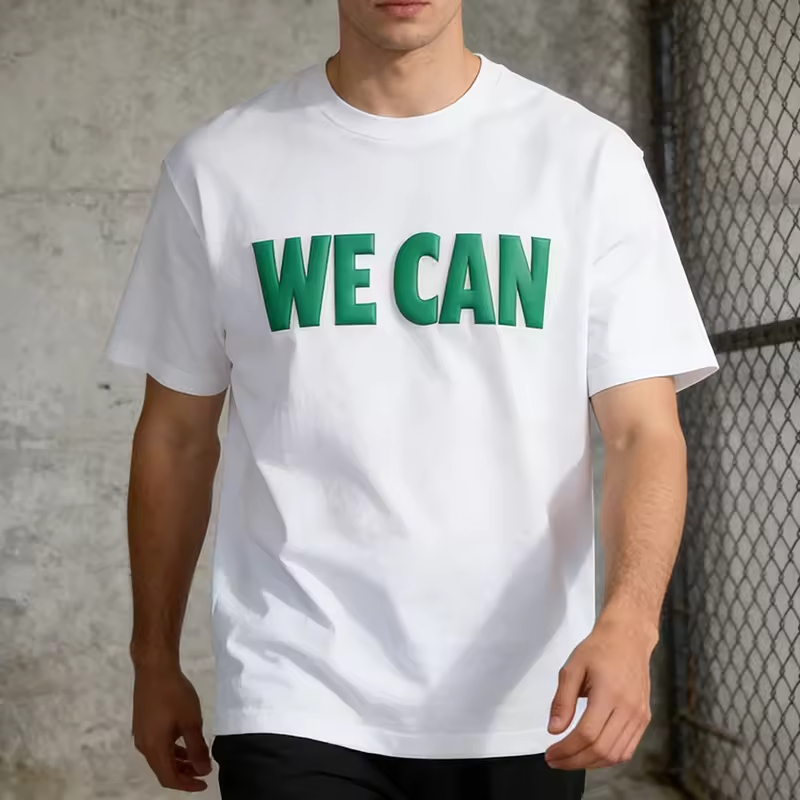 3d Puff Print T-Shirt for Men