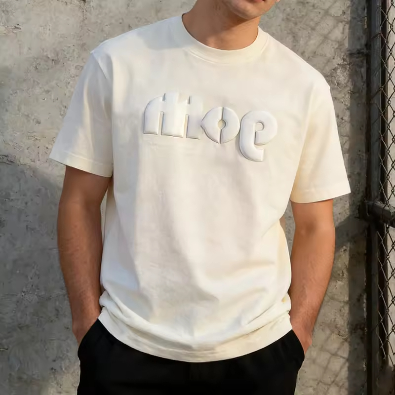 3d Puff Print T-Shirt for Men