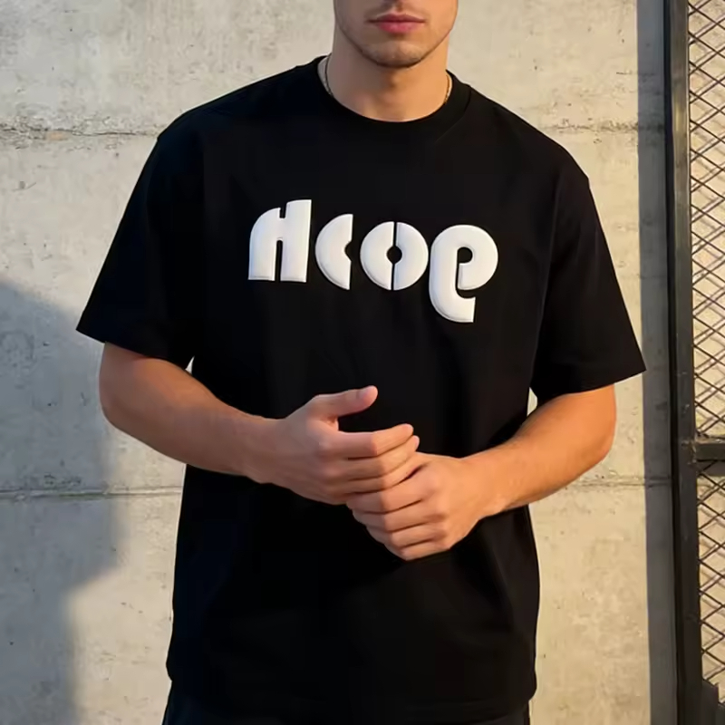 3d Puff Print T-Shirt for Men