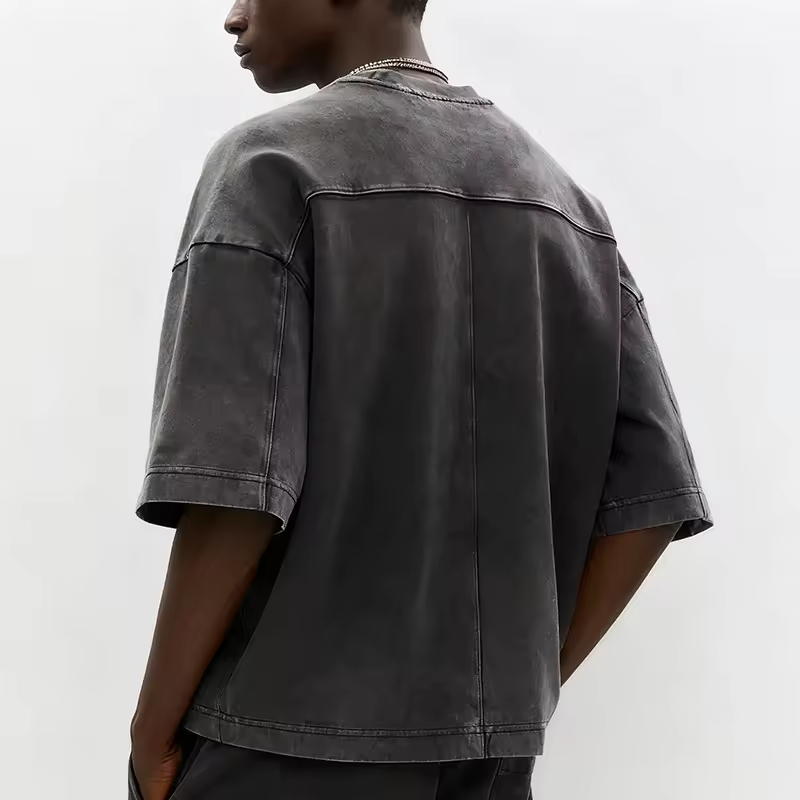 Washed Cotton Relaxed Fit Oversized T Shirt
