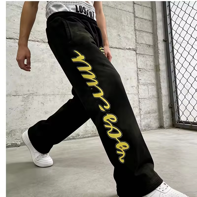 Acid Wash Sweatpants Men