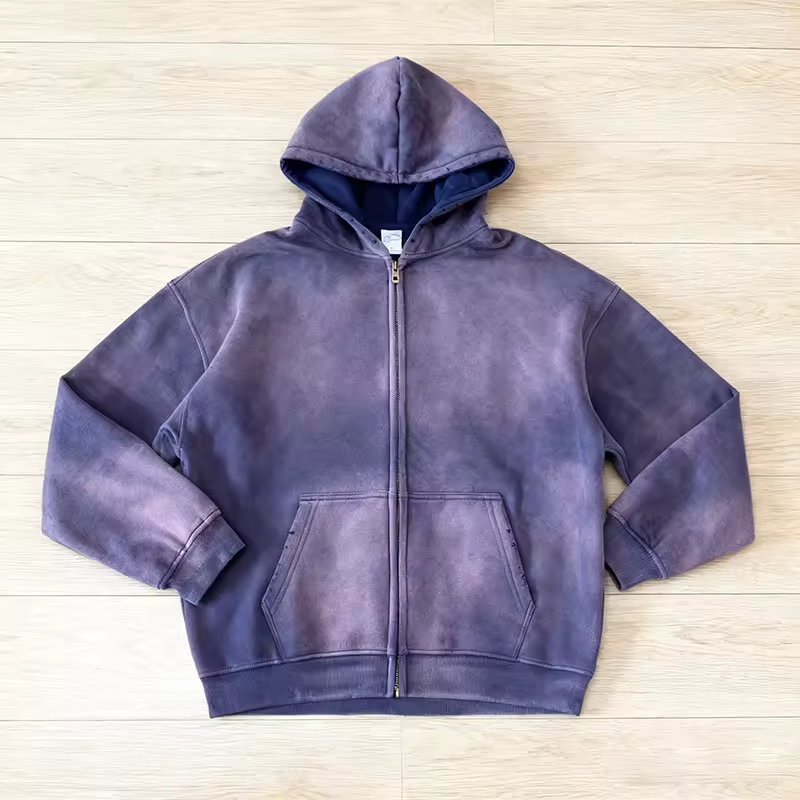 Acid Wash Vintage Hoodie