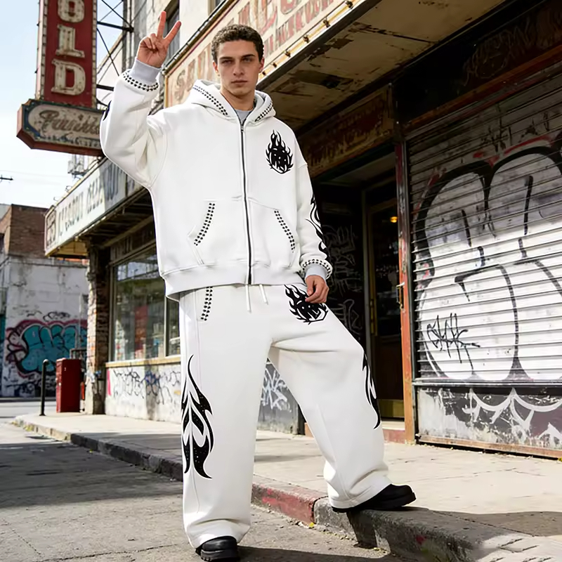 Baggy Sweatpants and Hoodie Sets Men