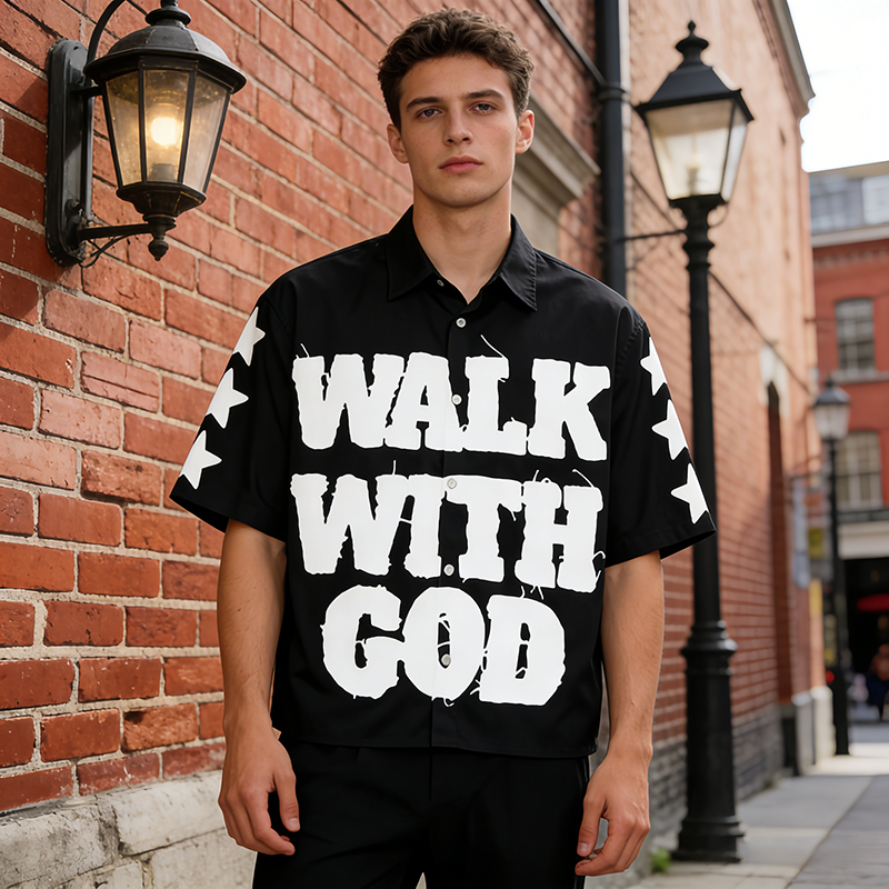 Boxy Cropped Shirts for Men