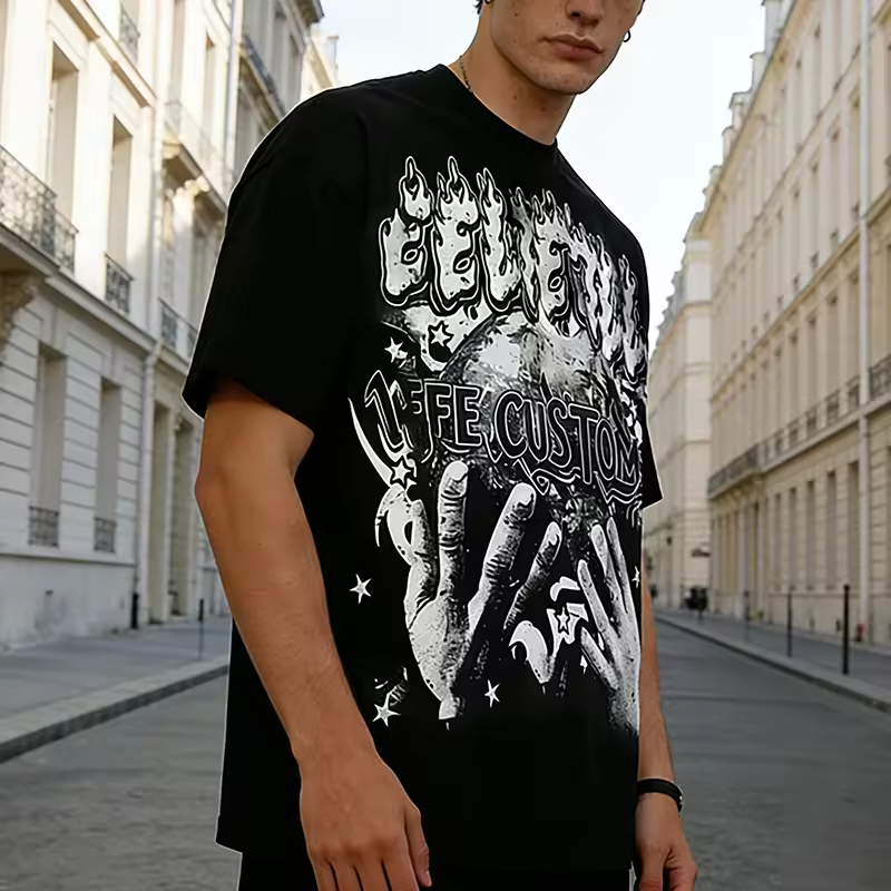 Boxy Fit Street Style T-Shirt