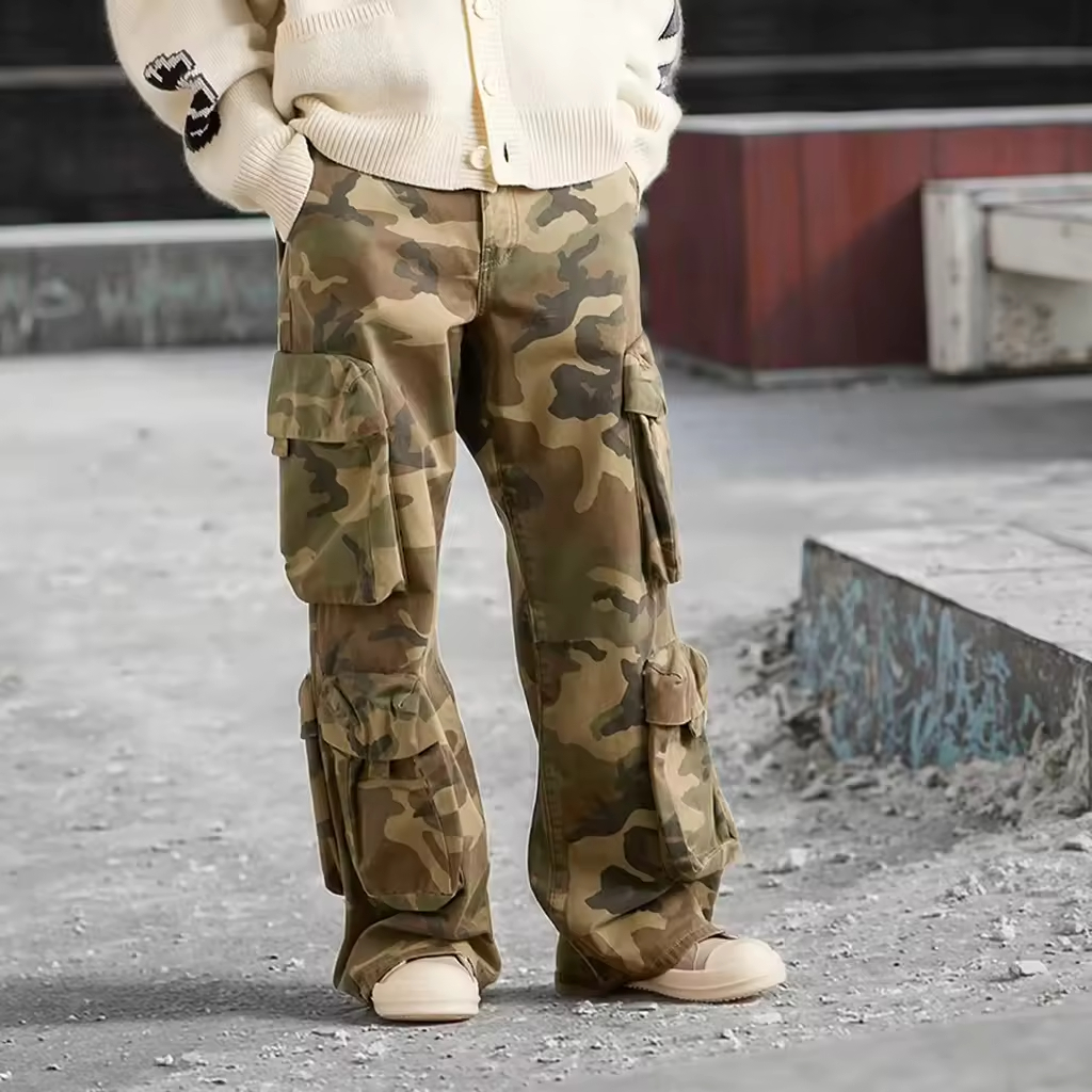 Camo Baggy Cargo Pants
