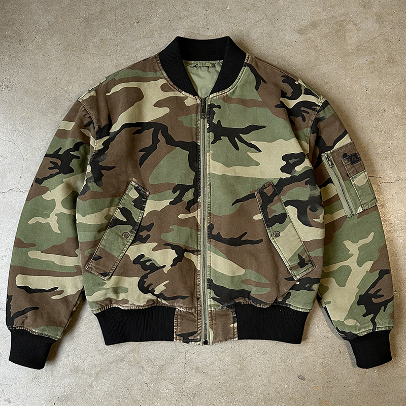 Camo Bomber Jacket