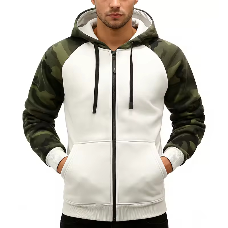Regular Fit Camouflage Hoodies
