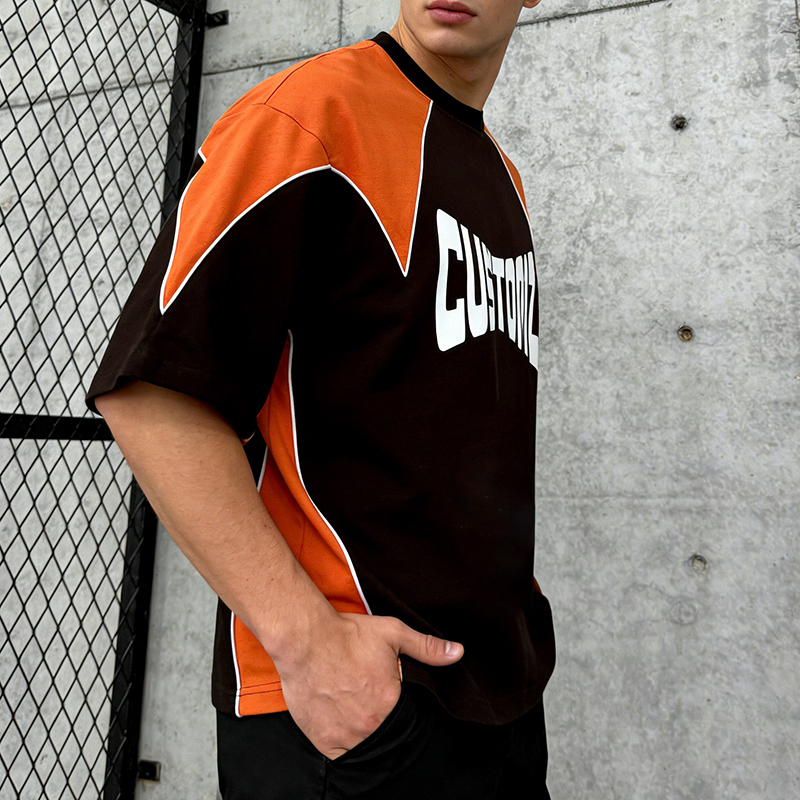 Color Block Casual T Shirt