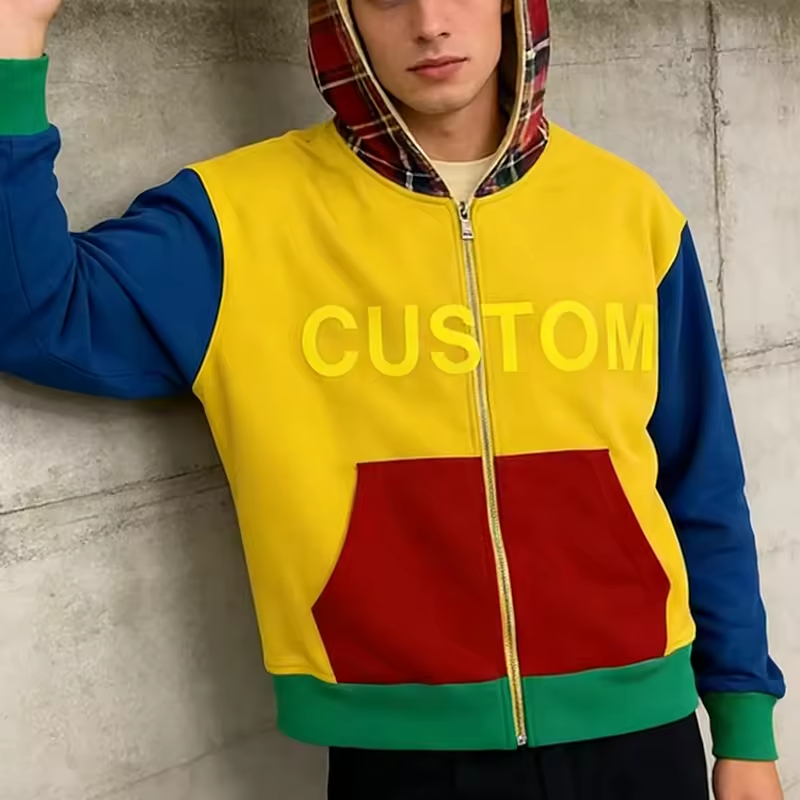 Color Block Reversible Hoodies