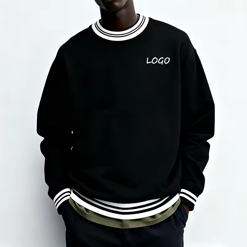 Cotton Color Block Sweatshirt
