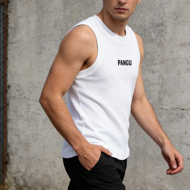 Cotton Sleeveless T Shirt
