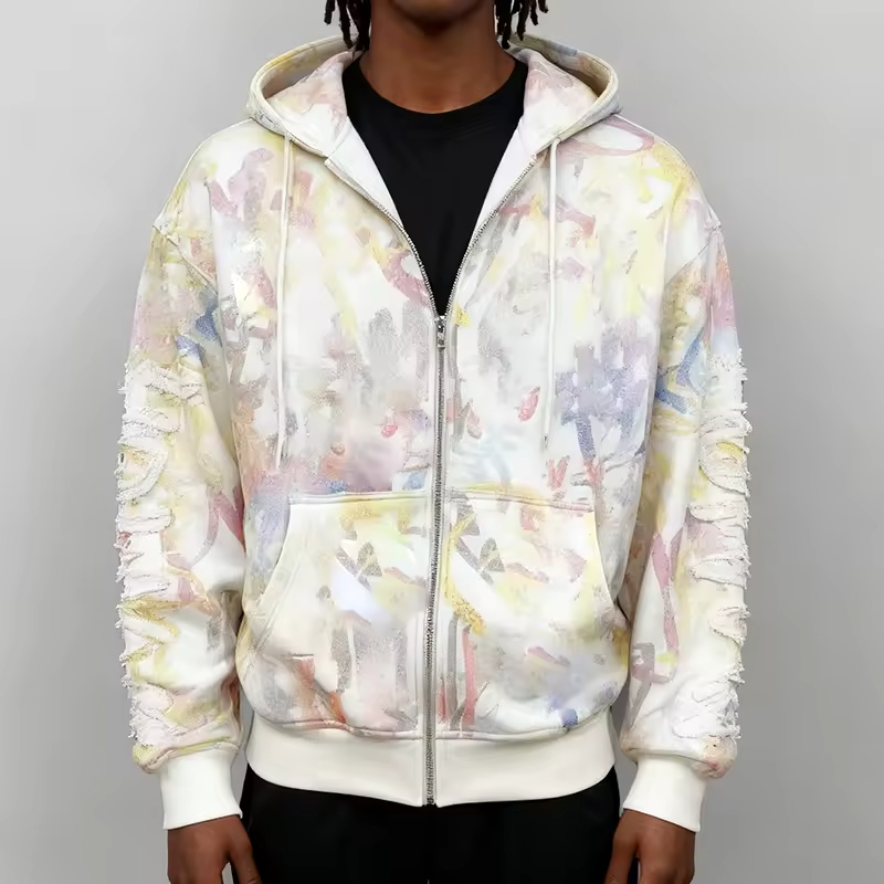 Cotton Zip up Hoodie
