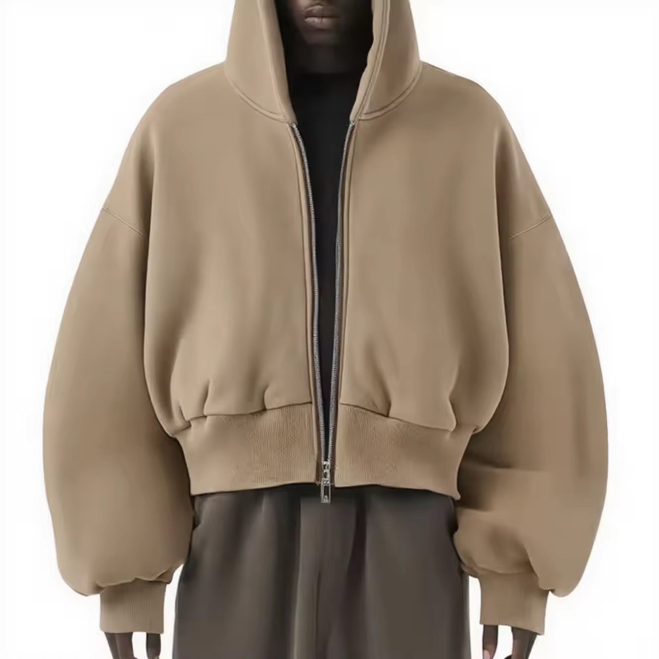 Baggy Casual Oversized Zip Up Hoodie
