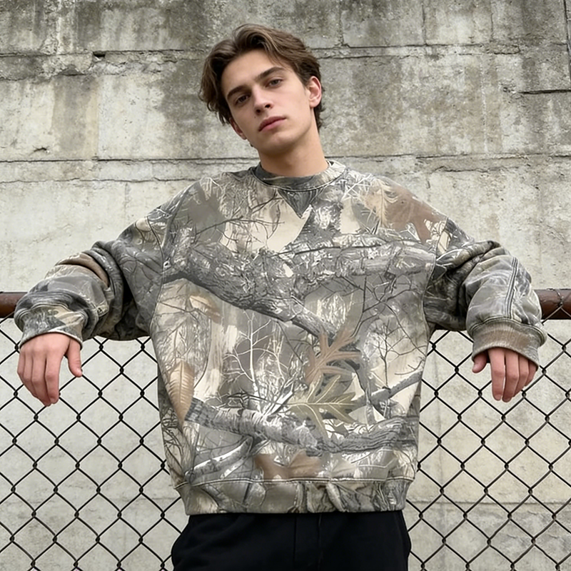 Crewneck Camouflage Sweatshirt