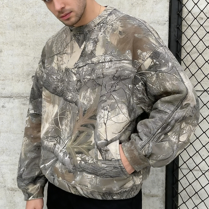 Crewneck Camouflage Sweatshirt