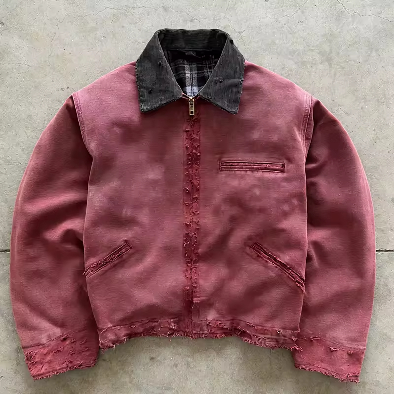 Vintage Distressed Workwear Jacket