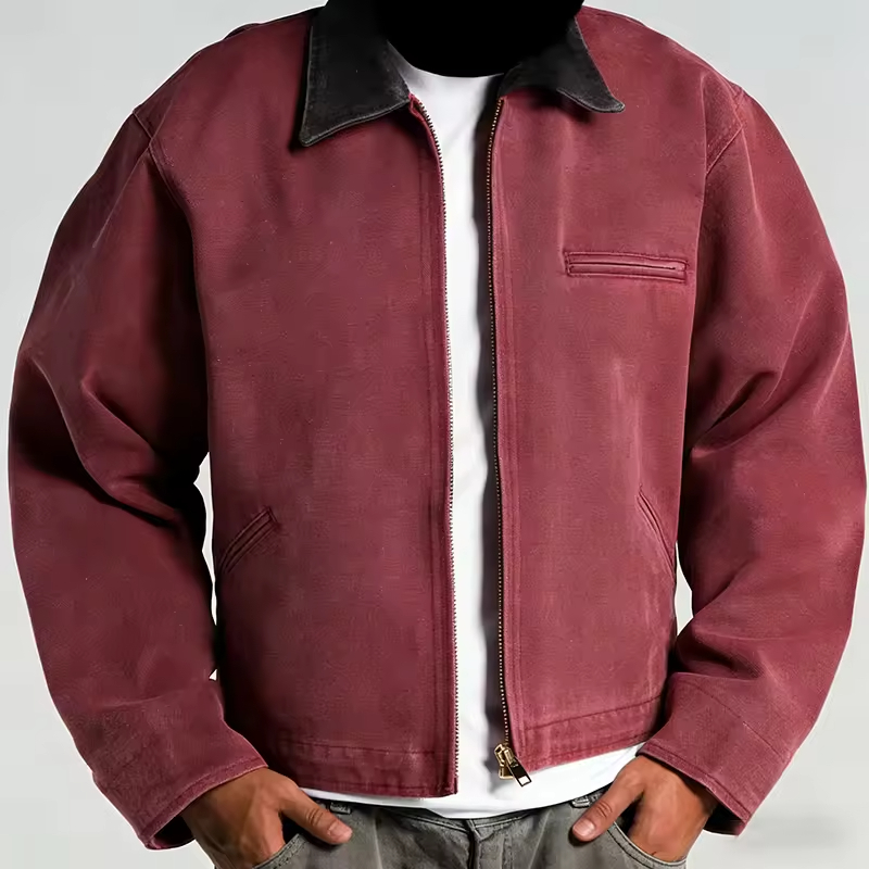Vintage Distressed Workwear Jacket