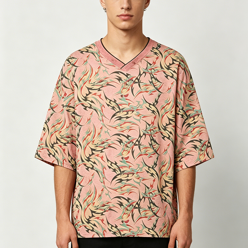 Pink Thorn Graphic Shirt