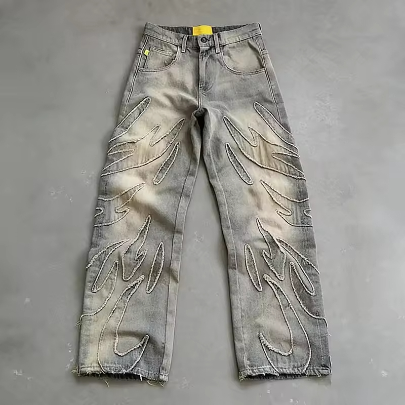 Distressed Baggy Jeans Men