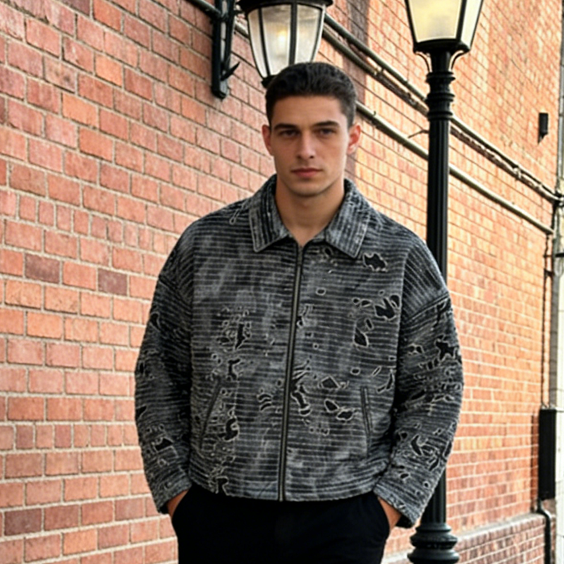 Distressed Denim Jacket