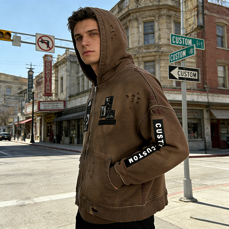 Distressed Hoodie