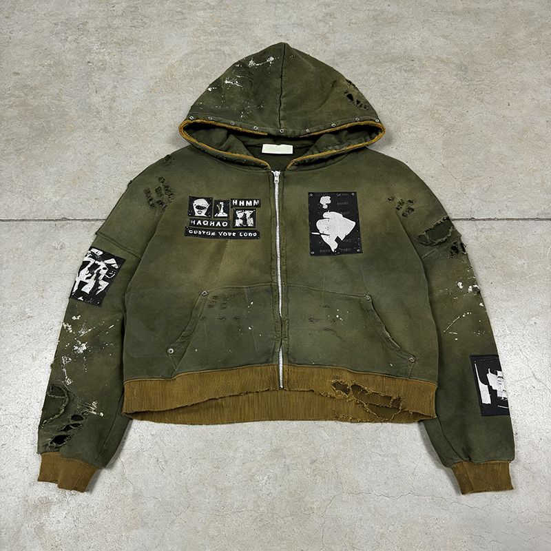 Distressed Hoodies