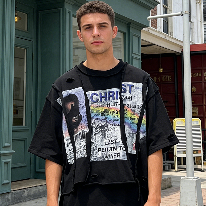Distressed Washed T-Shirts