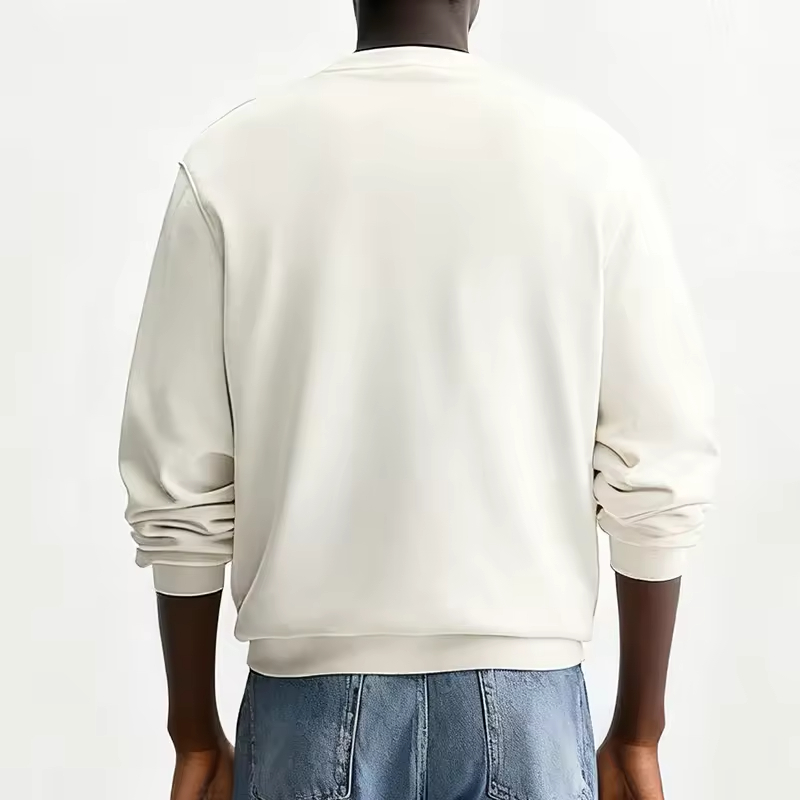 Classic USA Patch Design Minimal Streetwear Crewneck Sweatshirt