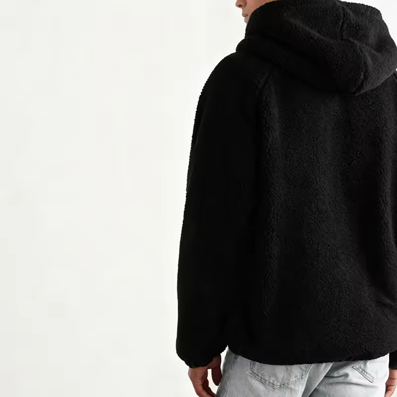 Cozy Zip-Up Fleece Sherpa Hoodie Jacket