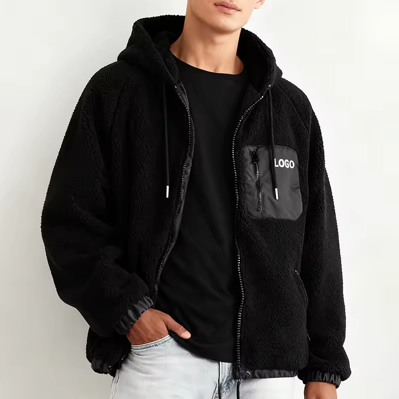 Cozy Zip-Up Fleece Sherpa Hoodie Jacket