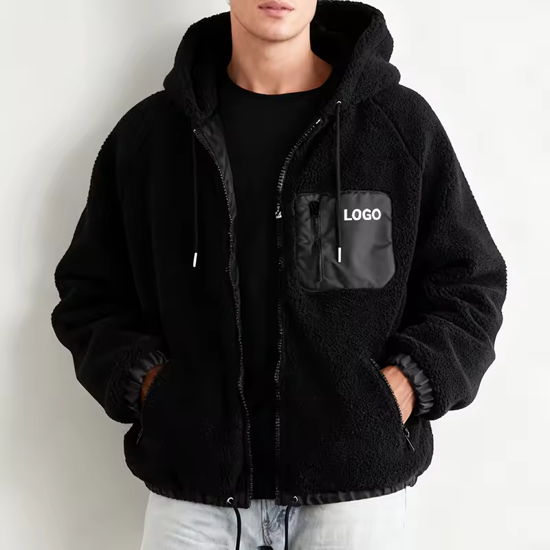 Cozy Zip-Up Fleece Sherpa Hoodie Jacket