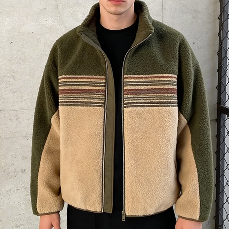 Fleece Zip up Jacket for Men