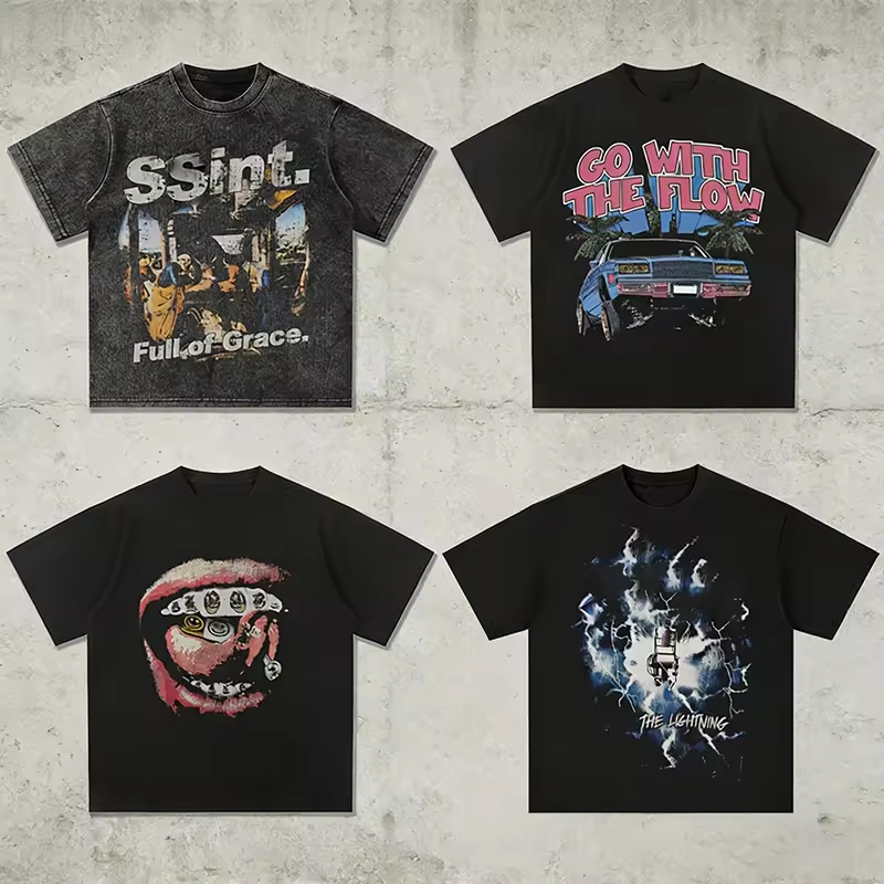 Men’s Streetwear Graphic T-Shirts