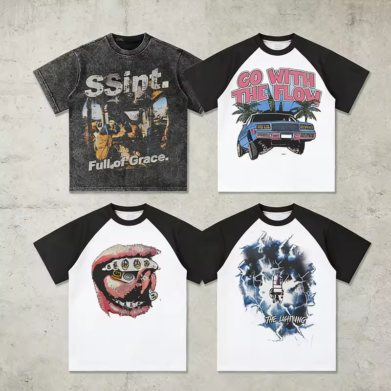 Men’s Streetwear Graphic T-Shirts