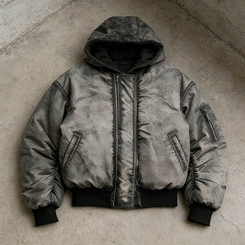 Hood Bomber Jacket