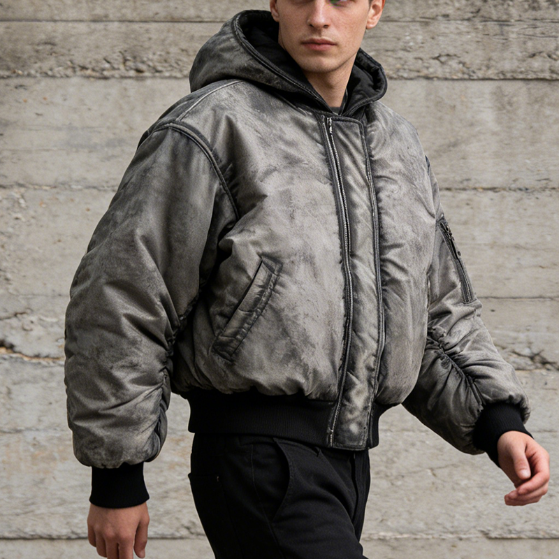 Hood Bomber Jacket
