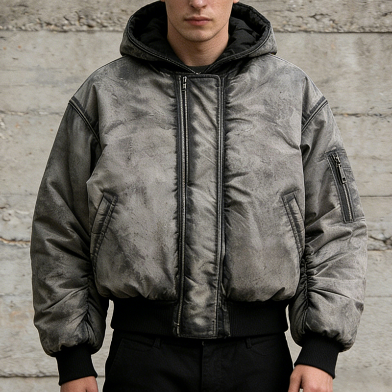 Hood Bomber Jacket